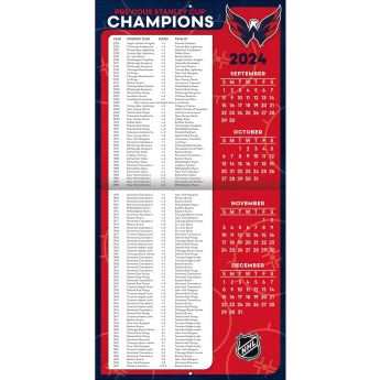 Washington Capitals календар 2025 Wall Calendar