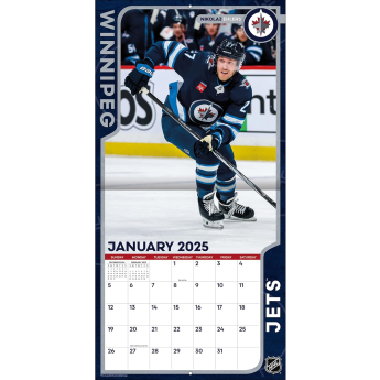 Winnipeg Jets календар 2025 Wall Calendar