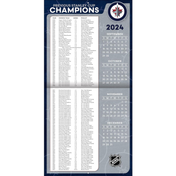 Winnipeg Jets календар 2025 Wall Calendar