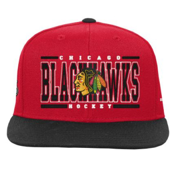 Chicago Blackhawks детска шапка с  козирка flat Retro Deadstock Snapback