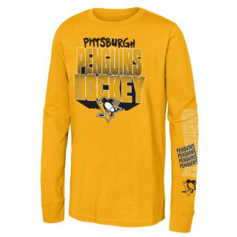 Pittsburgh Penguins детска тениска с дълъг ръкав Stand Out Ls Ctn