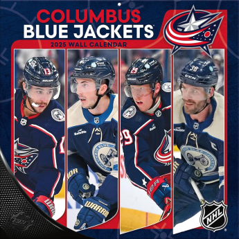 Columbus Blue Jackets календар 2025 Wall Calendar