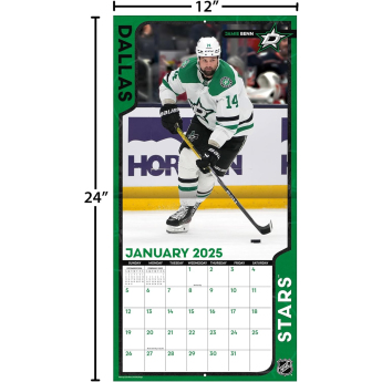 Dallas Stars календар 2025 Wall Calendar