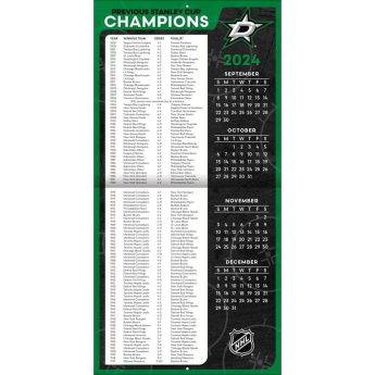 Dallas Stars календар 2025 Wall Calendar