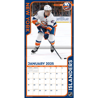 New York Islanders календар 2025 Wall Calendar