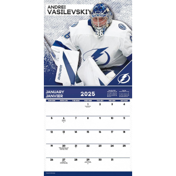 NHL продукти календар Stoppers 2025 Wall Calendar