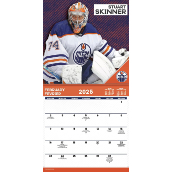 NHL продукти календар Stoppers 2025 Wall Calendar