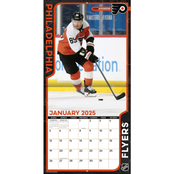 Philadelphia Flyers календар 2025 Wall Calendar