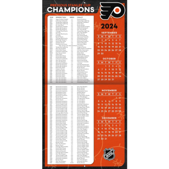 Philadelphia Flyers календар 2025 Wall Calendar