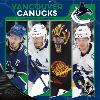Vancouver Canucks календар 2025 Wall Calendar