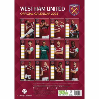 West Ham United календар 2025