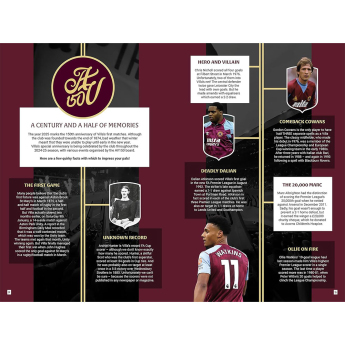 Aston Villa книга с години 2025