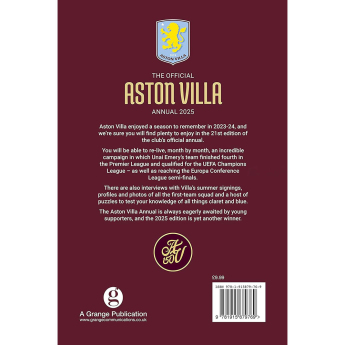 Aston Villa книга с години 2025