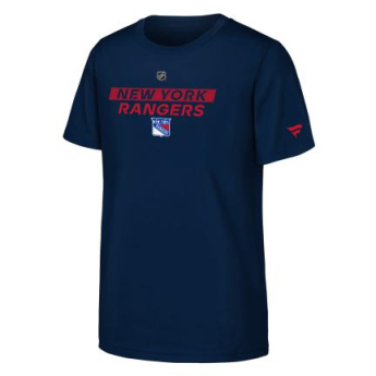 New York Rangers детска тениска Apro Wordmark Ss navy