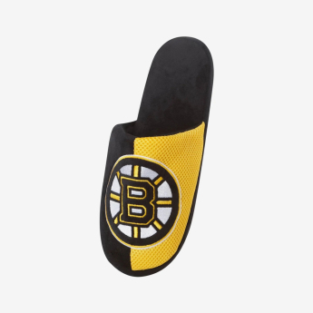 Boston Bruins мъжки пантофи Logo Staycation Slipper