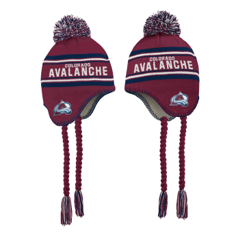 Colorado Avalanche детска зимна шапка Jacquard Tassel Knit With Pom