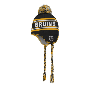 Boston Bruins детска зимна шапка Jacquard Tassel Knit With Pom