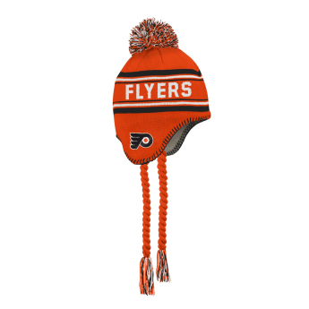 Philadelphia Flyers детска зимна шапка Jacquard Tassel Knit With Pom