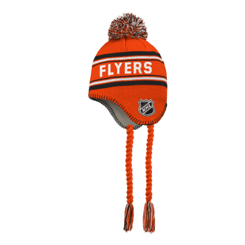 Philadelphia Flyers детска зимна шапка Jacquard Tassel Knit With Pom