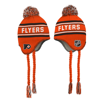 Philadelphia Flyers детска зимна шапка Jacquard Tassel Knit With Pom