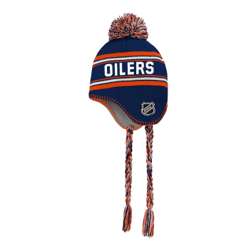 Edmonton Oilers детска зимна шапка Jacquard Tassel Knit With Pom