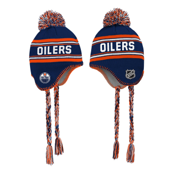 Edmonton Oilers детска зимна шапка Jacquard Tassel Knit With Pom