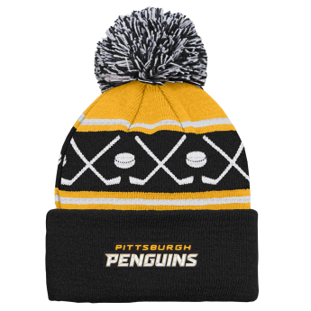 Pittsburgh Penguins детска зимна шапка Face-Off Cuff Pom