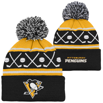 Pittsburgh Penguins детска зимна шапка Face-Off Cuff Pom
