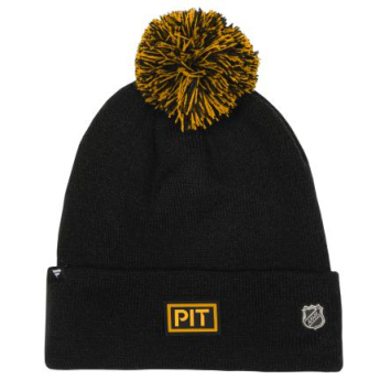 Pittsburgh Penguins детска зимна шапка Draft Beanie Cuff With Pom