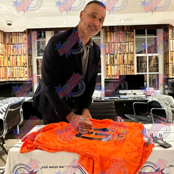 Легенди фланелка с рамка Netherlands Gullit 1994 Signed Shirt (Framed)