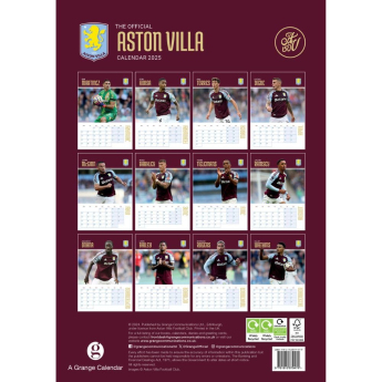 Aston Villa календар 2025
