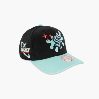 Seattle Kraken шапка с козирка flat NHL Groove Drip Pro Snapback