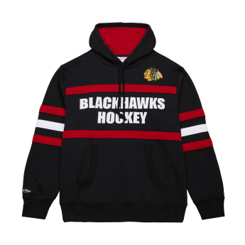 Chicago Blackhawks мъжки суитшърт с качулка Head Coach Hoodie Current Logo black