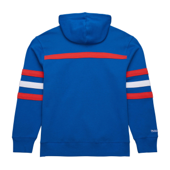 New York Rangers мъжки суитшърт с качулка Head Coach Hoodie Current Logo blue