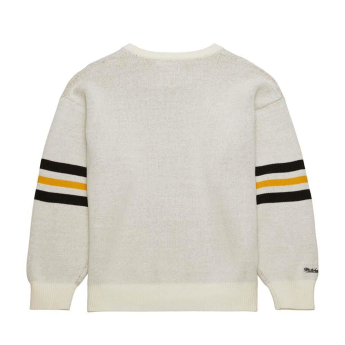 Boston Bruins мъжки суитшърт Retro Helmet Sweater Current Logo