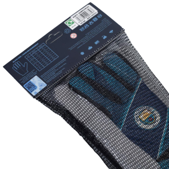 Manchester City детски вратарски ръкавици Fuse Goalkeeper Gloves Yths 79-86mm palm width