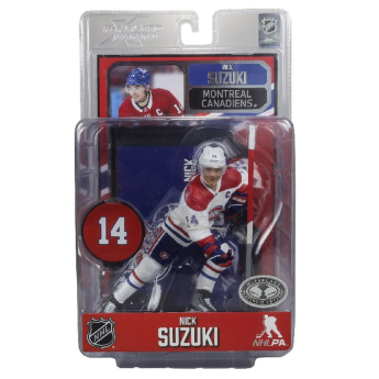 Montreal Canadiens фигурка Nick Suzuki #14 Figure SportsPicks 2023/2024 Season Away Jersey