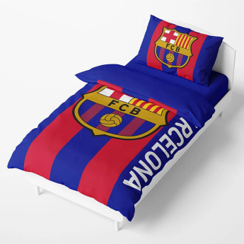 FC Barcelona спално бельо за единично легло Logo