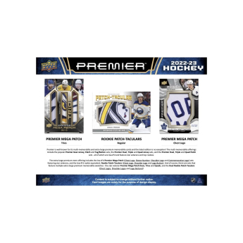 NHL кутии хокей карти NHL 2022-23 Upper Deck Premier Hockey Hobby Box