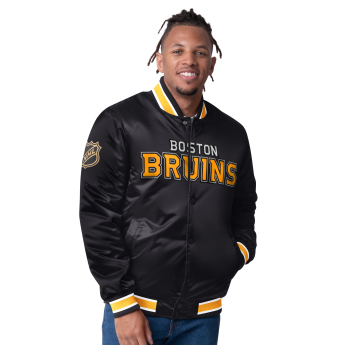 Boston Bruins мъжко яке The CLOSER Reversible Varsity Satin