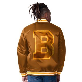 Boston Bruins мъжко яке The CLOSER Reversible Varsity Satin