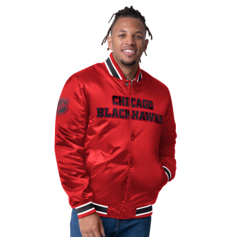 Chicago Blackhawks мъжко яке The CLOSER Reversible Varsity Satin