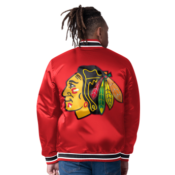 Chicago Blackhawks мъжко яке The CLOSER Reversible Varsity Satin