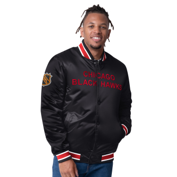 Chicago Blackhawks мъжко яке The CLOSER Reversible Varsity Satin