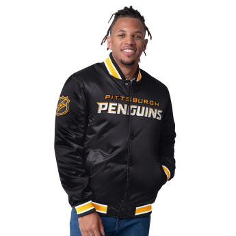 Pittsburgh Penguins мъжко яке The CLOSER Reversible Varsity Satin