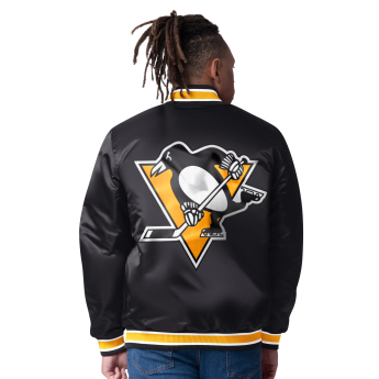 Pittsburgh Penguins мъжко яке The CLOSER Reversible Varsity Satin