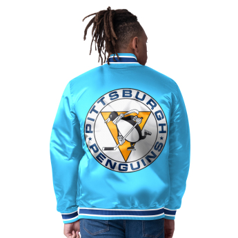 Pittsburgh Penguins мъжко яке The CLOSER Reversible Varsity Satin
