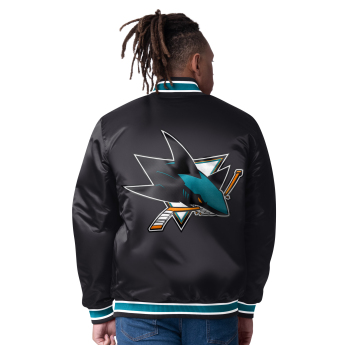 San Jose Sharks мъжко яке The CLOSER Reversible Varsity Satin