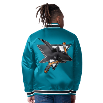 San Jose Sharks мъжко яке The CLOSER Reversible Varsity Satin