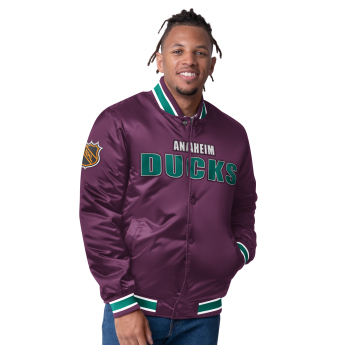 Anaheim Ducks мъжко яке The CLOSER Reversible Varsity Satin